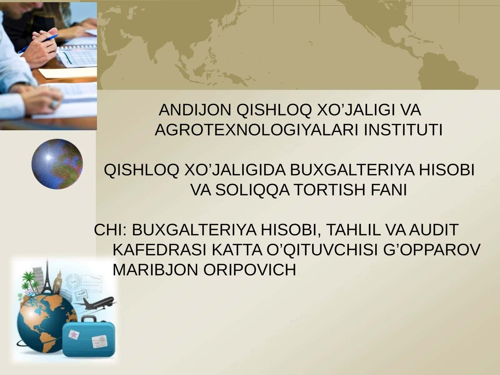 Asosiy Vositalar Hisobi 1