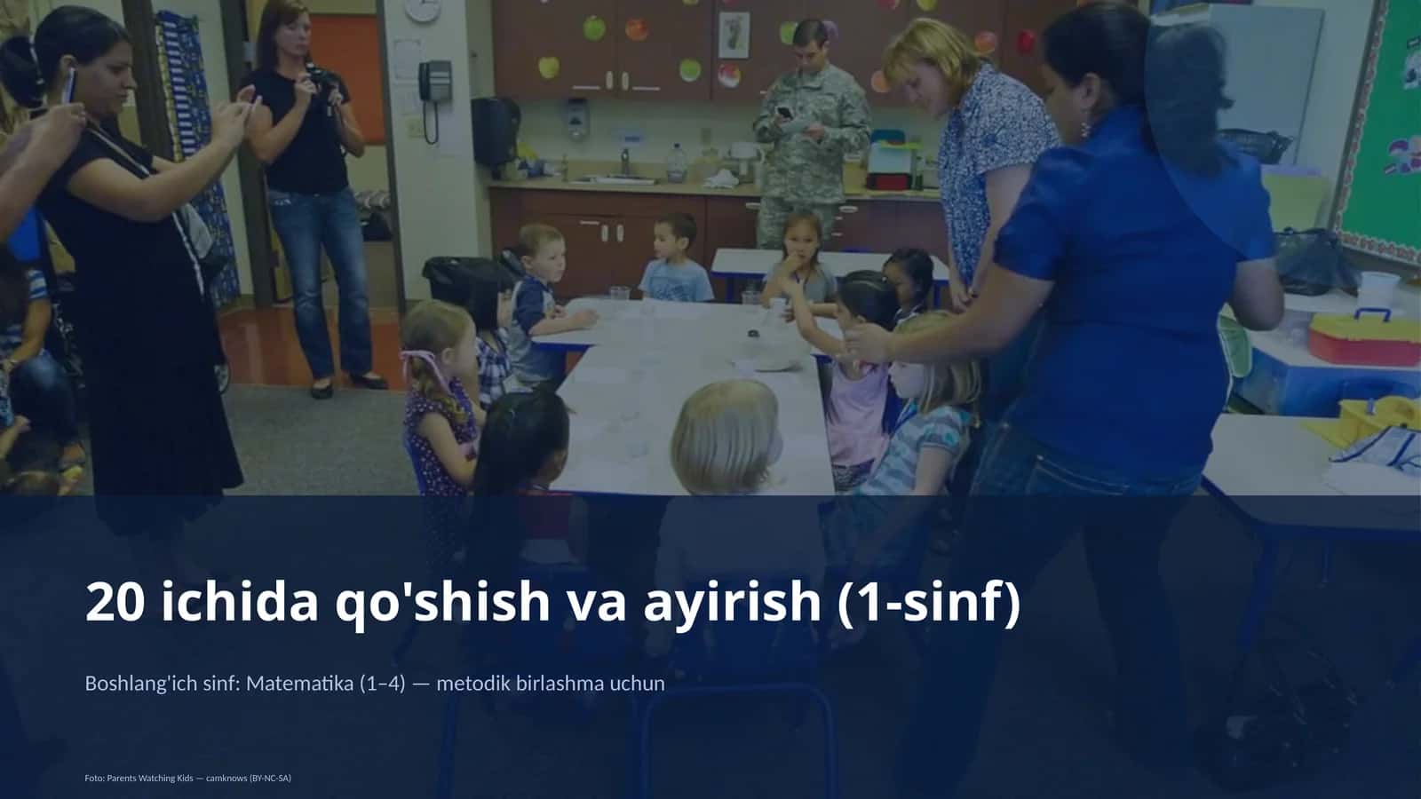 20 ichida qo'shish va ayirish (1-sinf) 1
