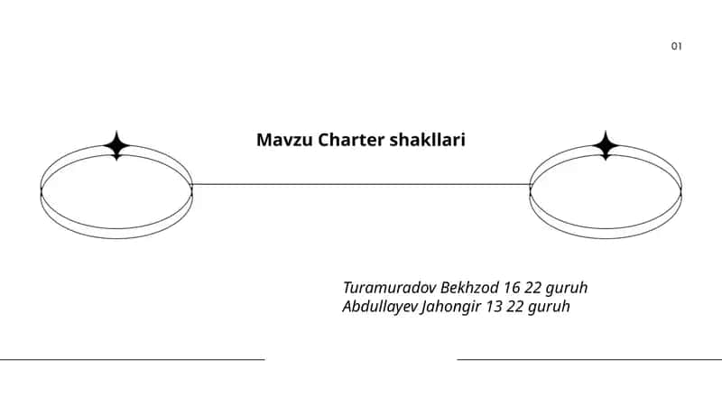 Charter shakllari 1