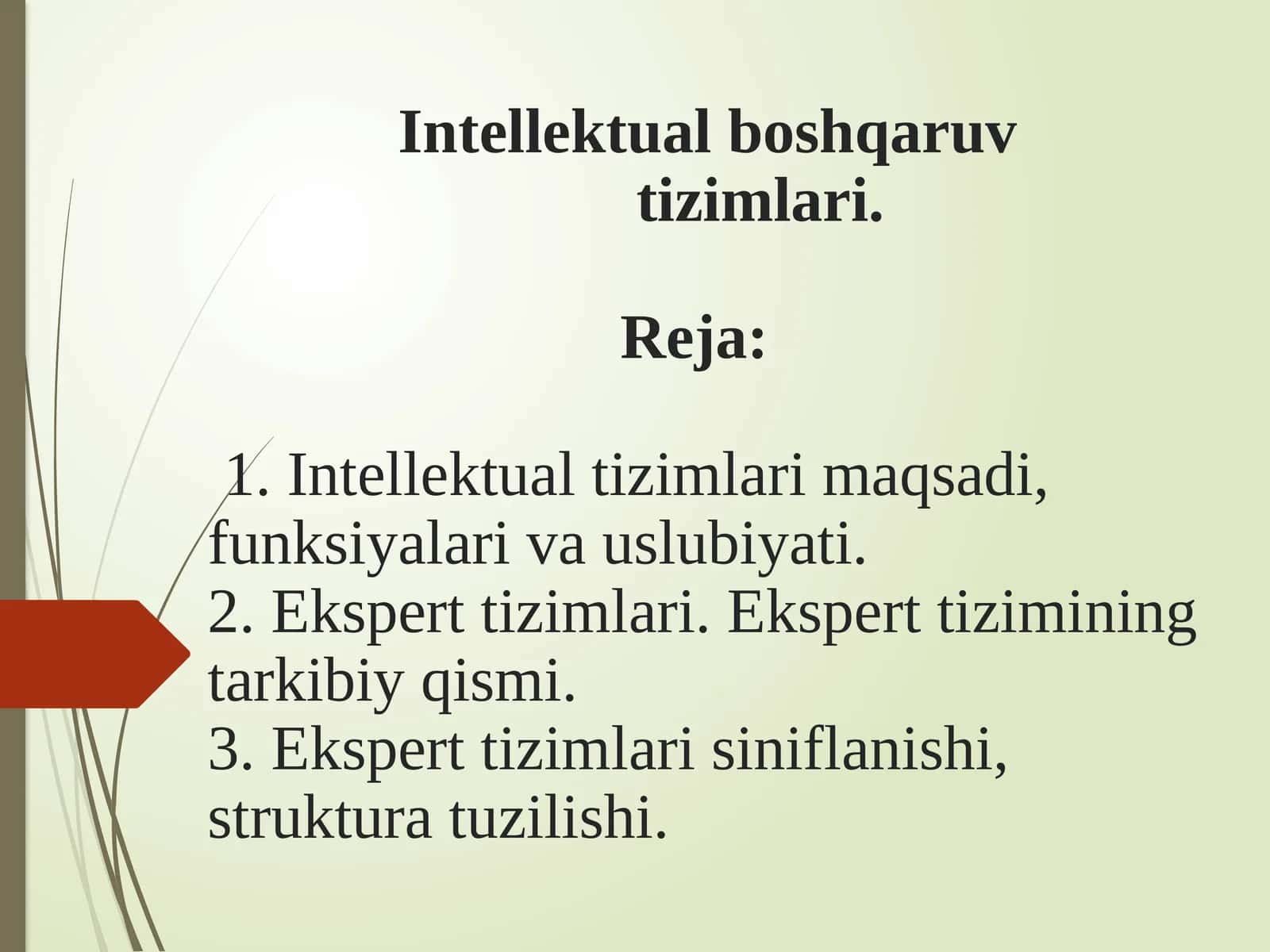 Intellektualtizimlari 1