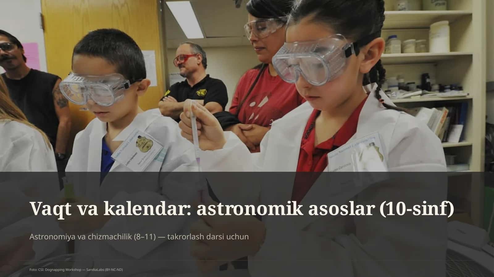 Vaqt va kalendar: astronomik asoslar (10-sinf) 1