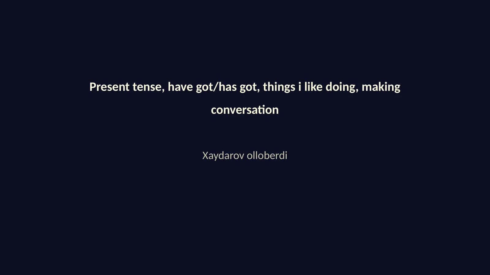Xaydarov olloberdi 1