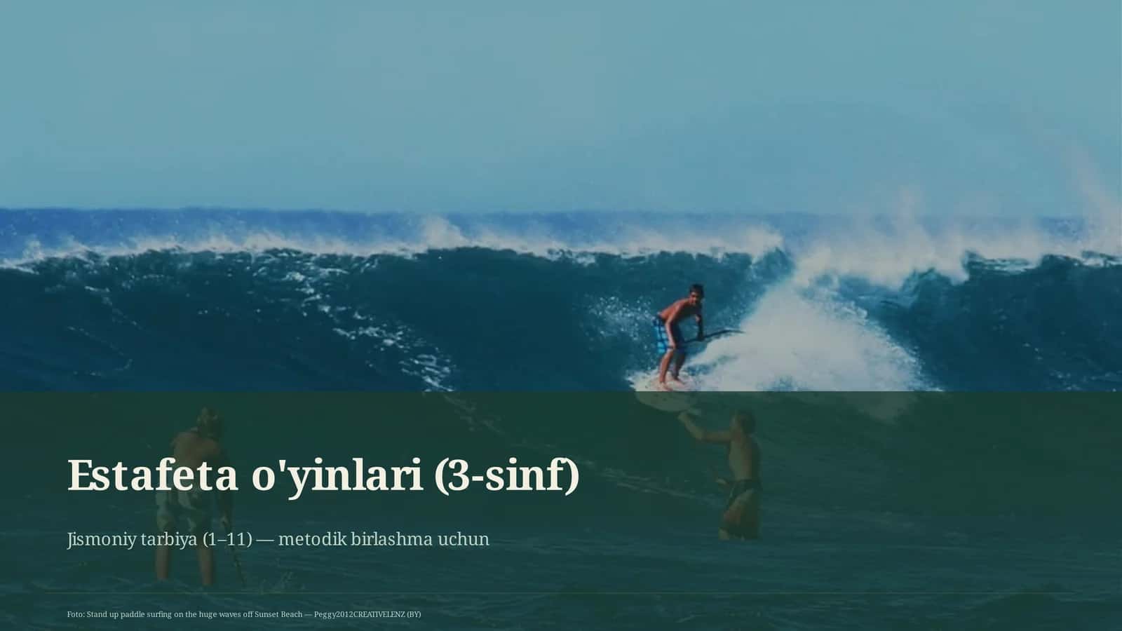 Estafeta o'yinlari (3-sinf) 1