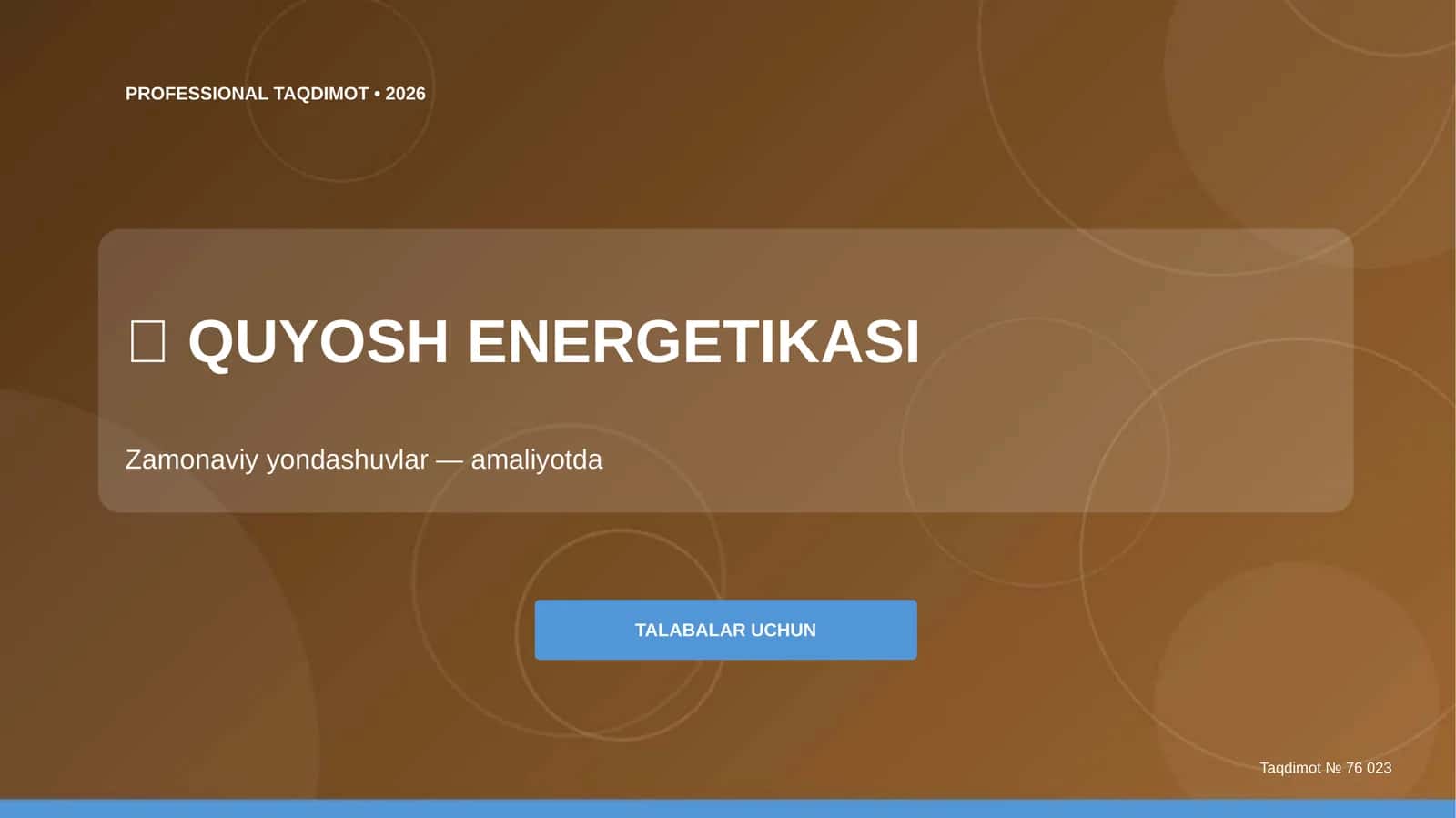 QUYOSH ENERGETIKASI 1