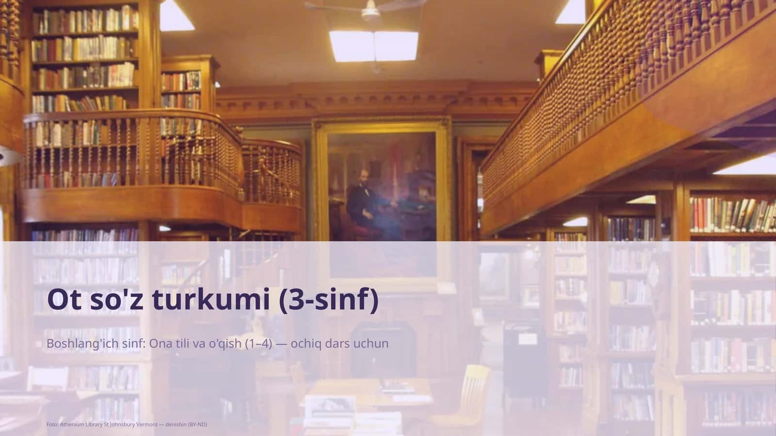 Ot so'z turkumi (3-sinf) 1