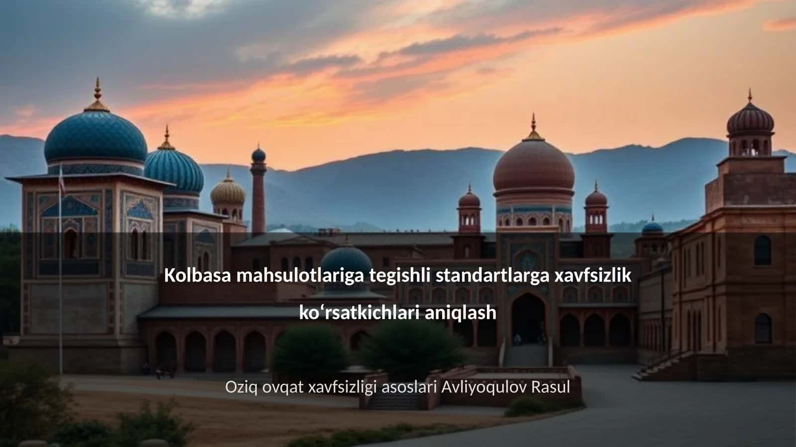 Kolbasa mahsulotlari va ularning turlari 1