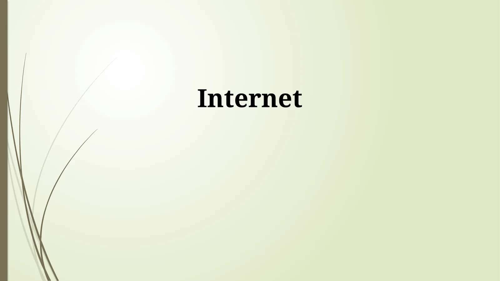 Das Internet: Eine Einführung 1