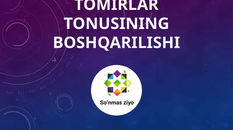 Tomirlar tonusining boshqarilishi 1