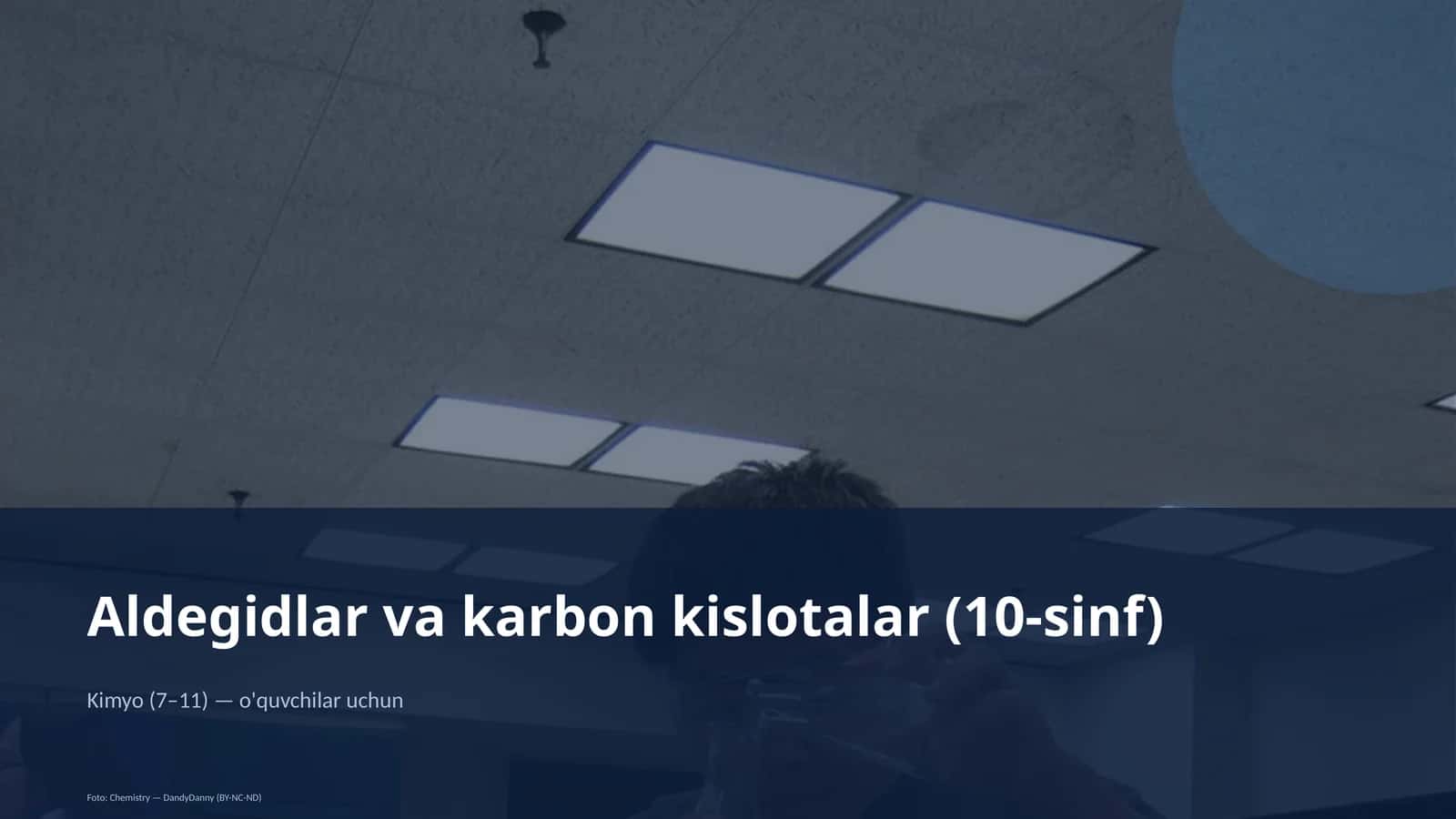 Aldegidlar va karbon kislotalar (10-sinf) 1