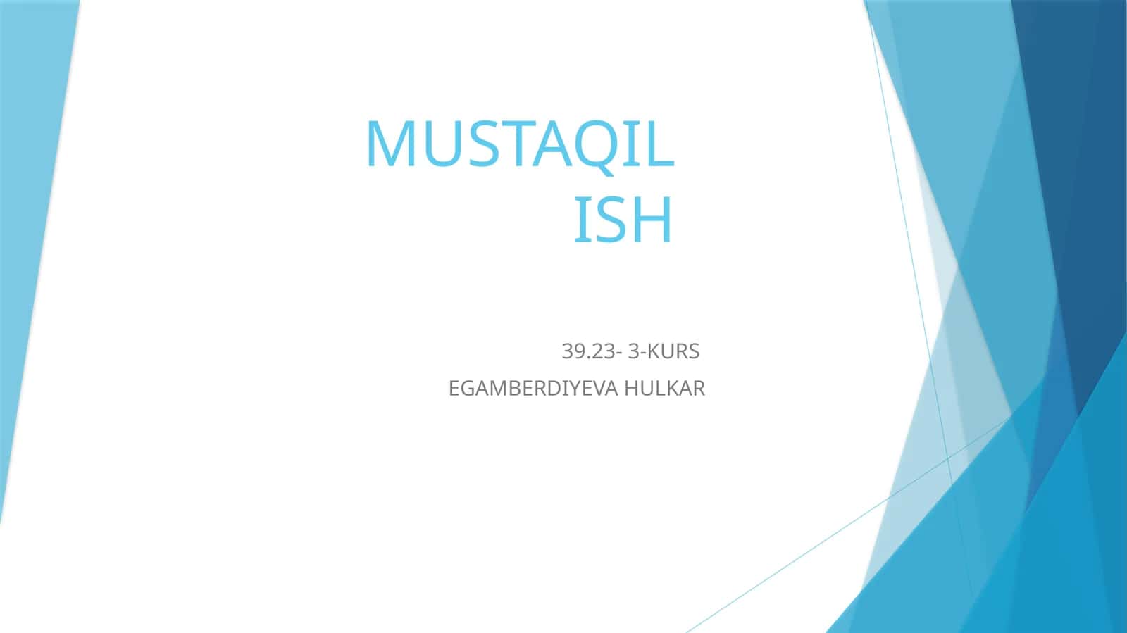 EKologik omillar va ularning organizmga ta'siri 1