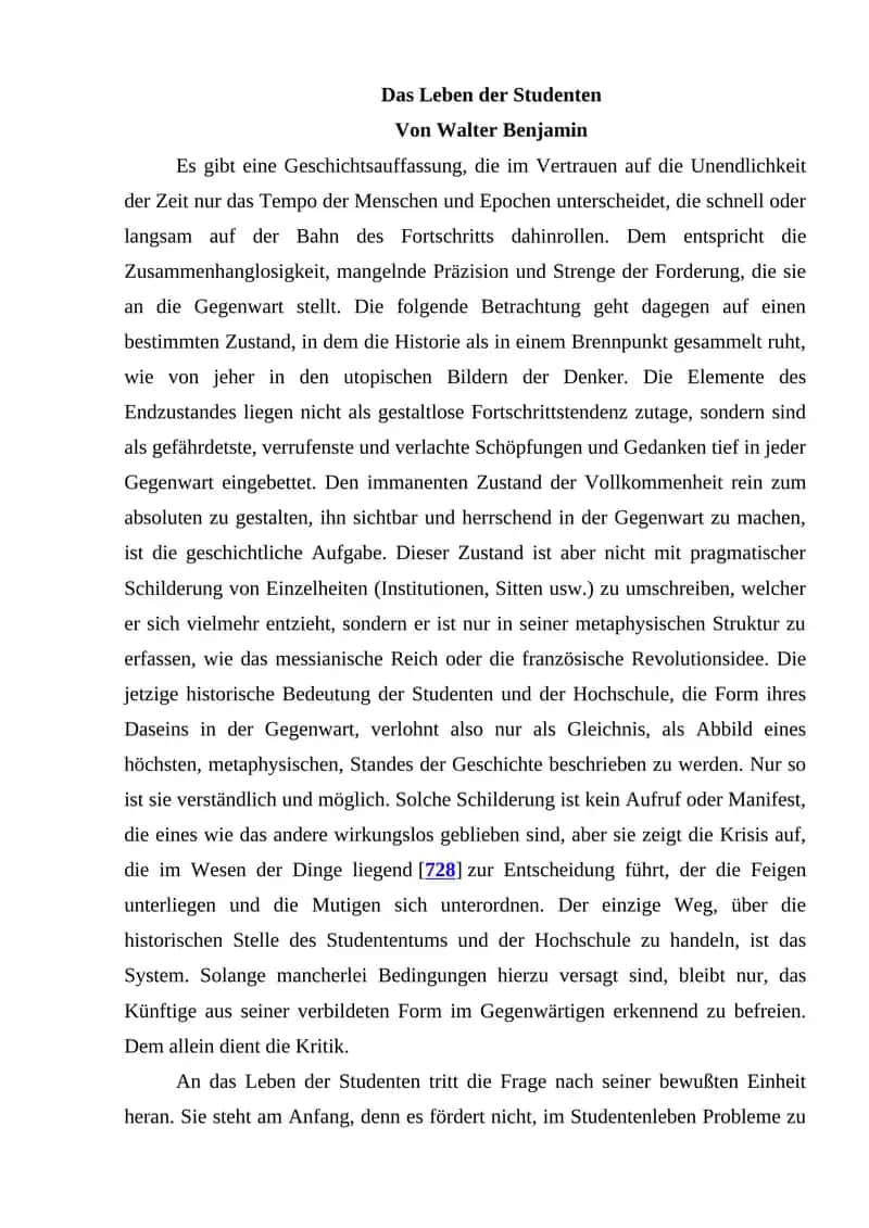 Das Leben der Studenten 1