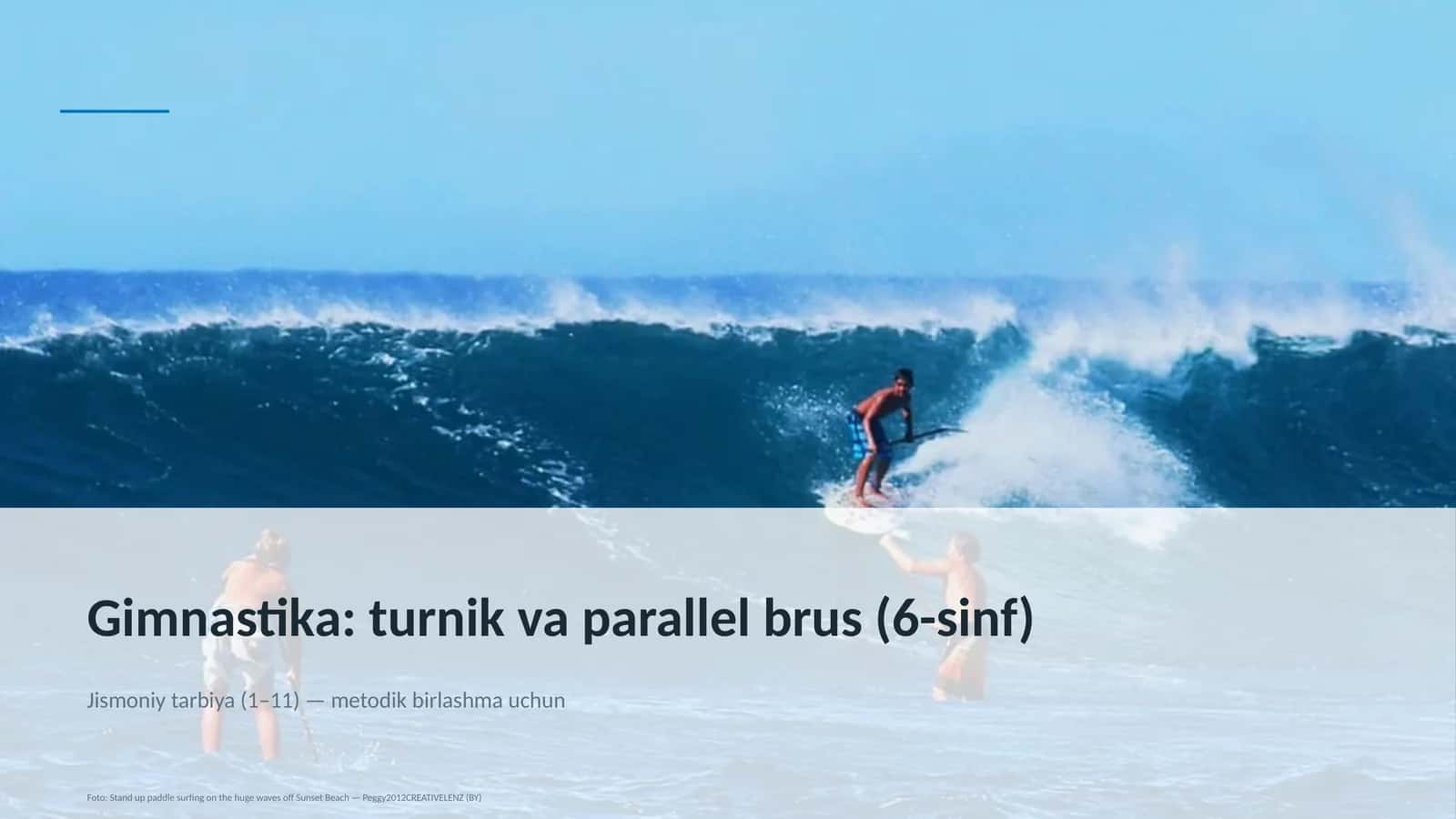 Gimnastika: turnik va parallel brus (6-sinf) 1