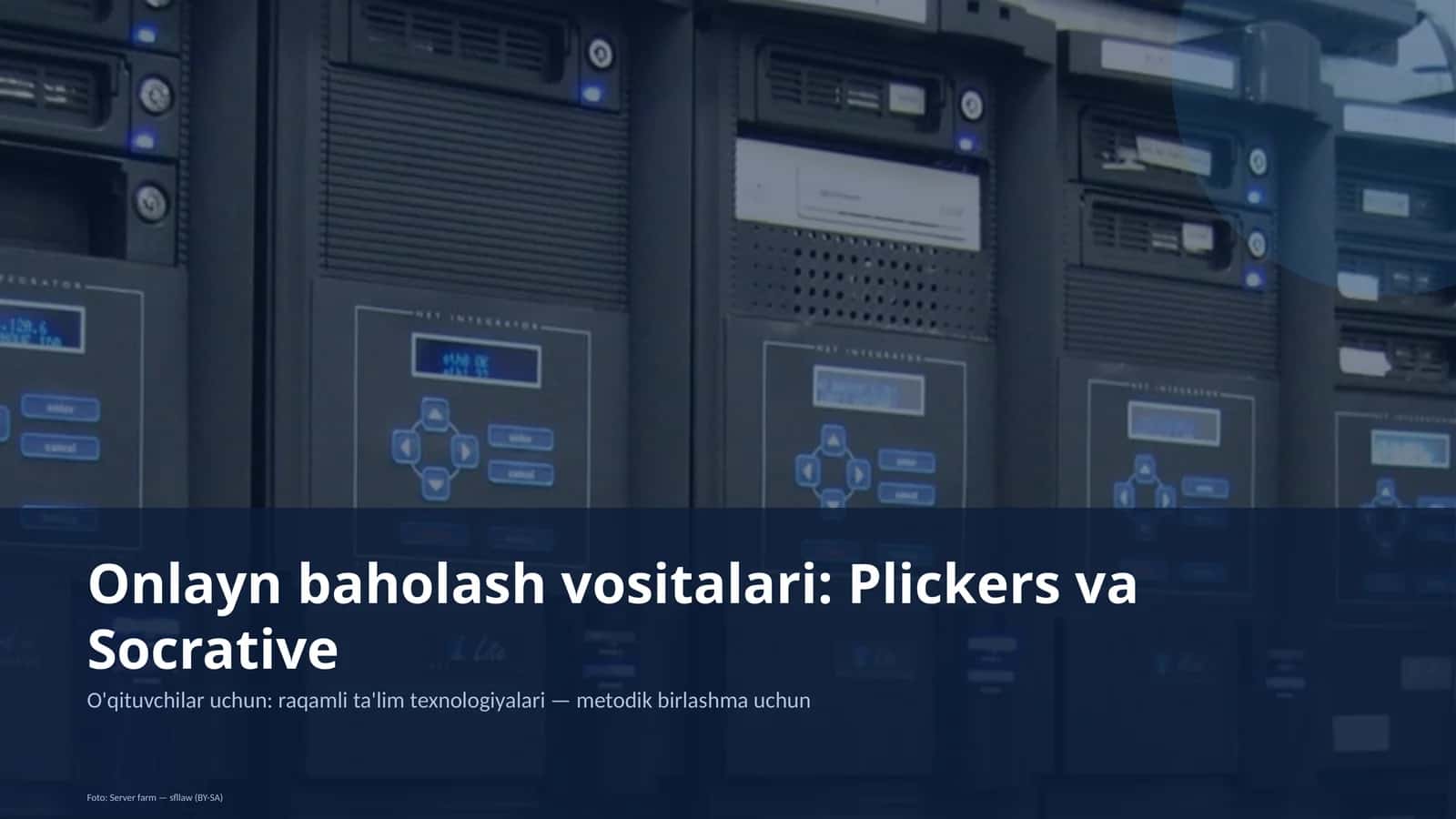 Onlayn baholash vositalari: Plickers va Socrative 1