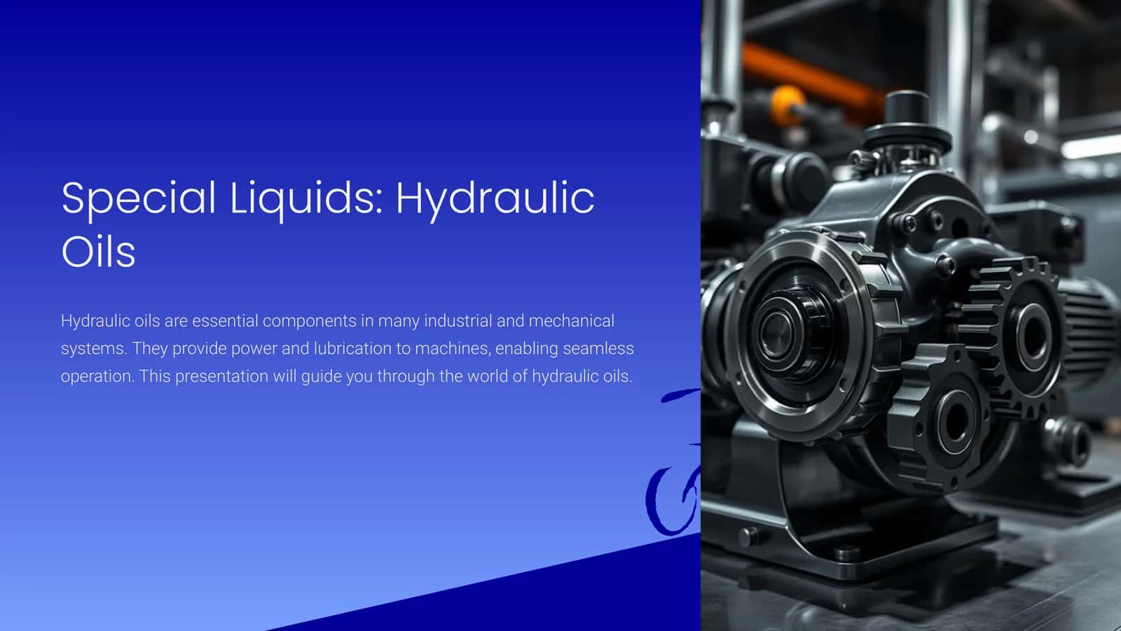Special Liquids Hydraulic Oils 1