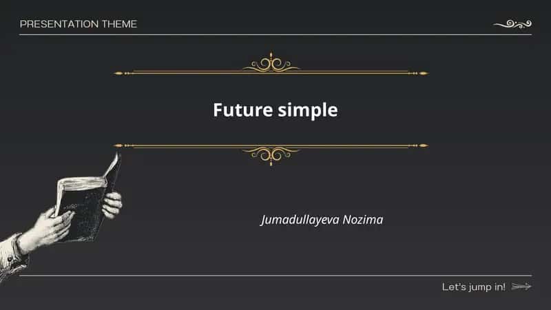 Future simple 1