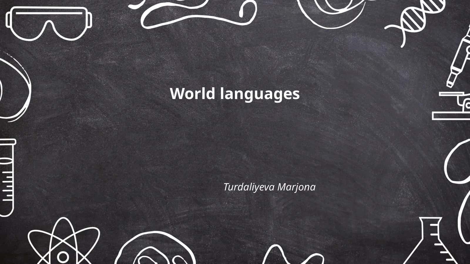 World languages 1