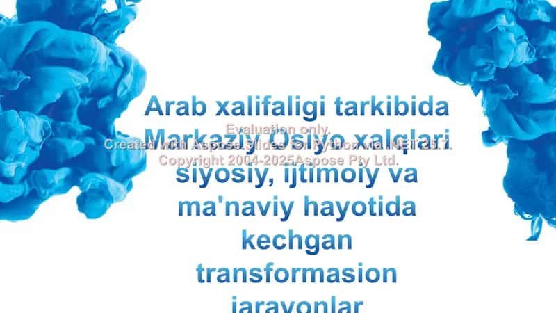 Arabiston haqida 1