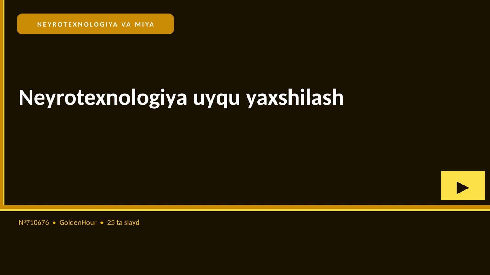 NEYROTEXNOLOGIYA VA MIYA 1