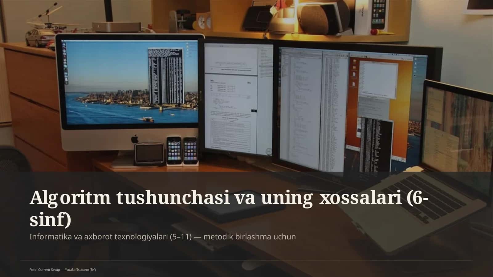 Algoritm tushunchasi va uning xossalari (6-sinf) 1