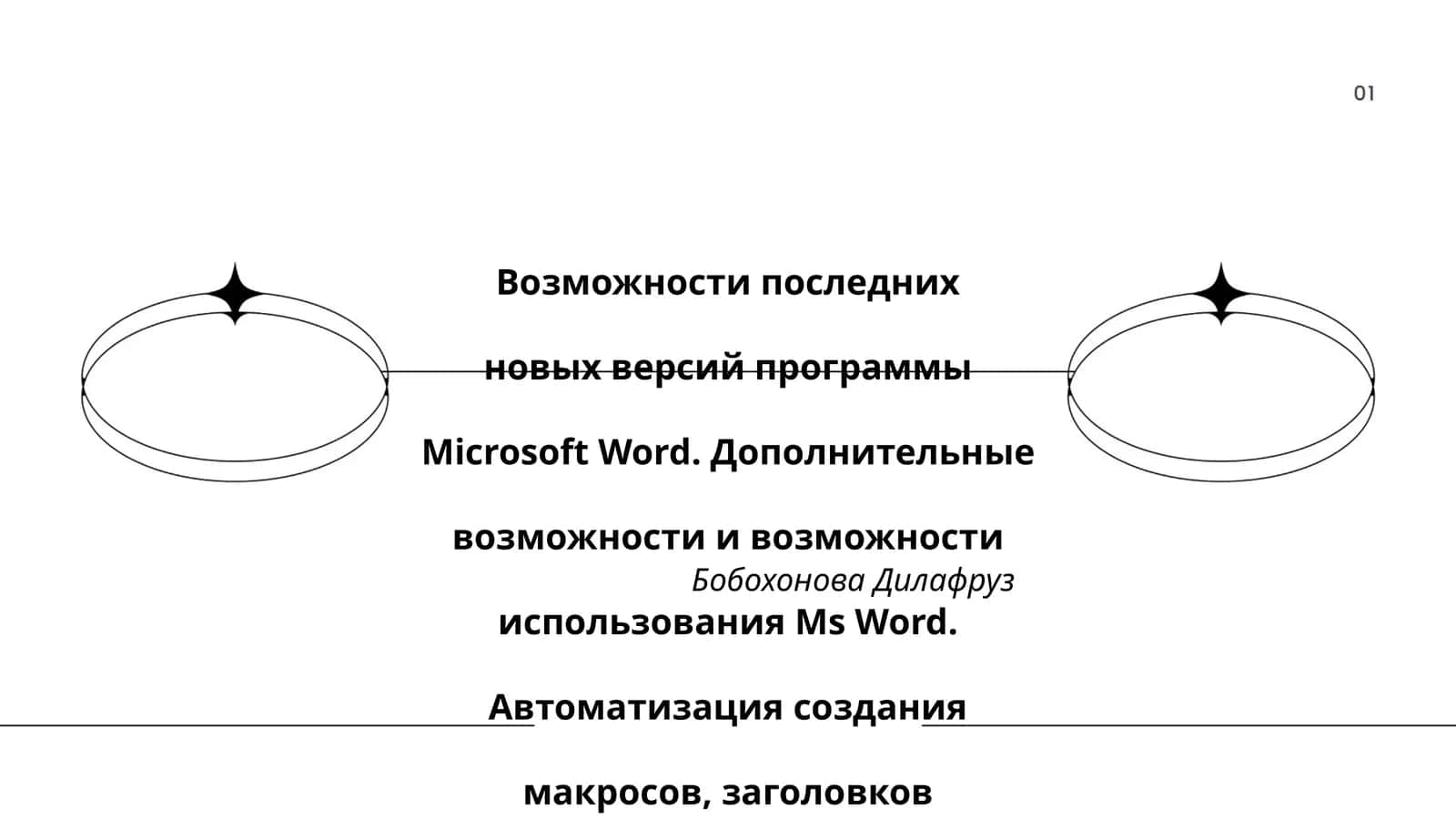 Возможности последних новых версий программы Microsoft Word 1