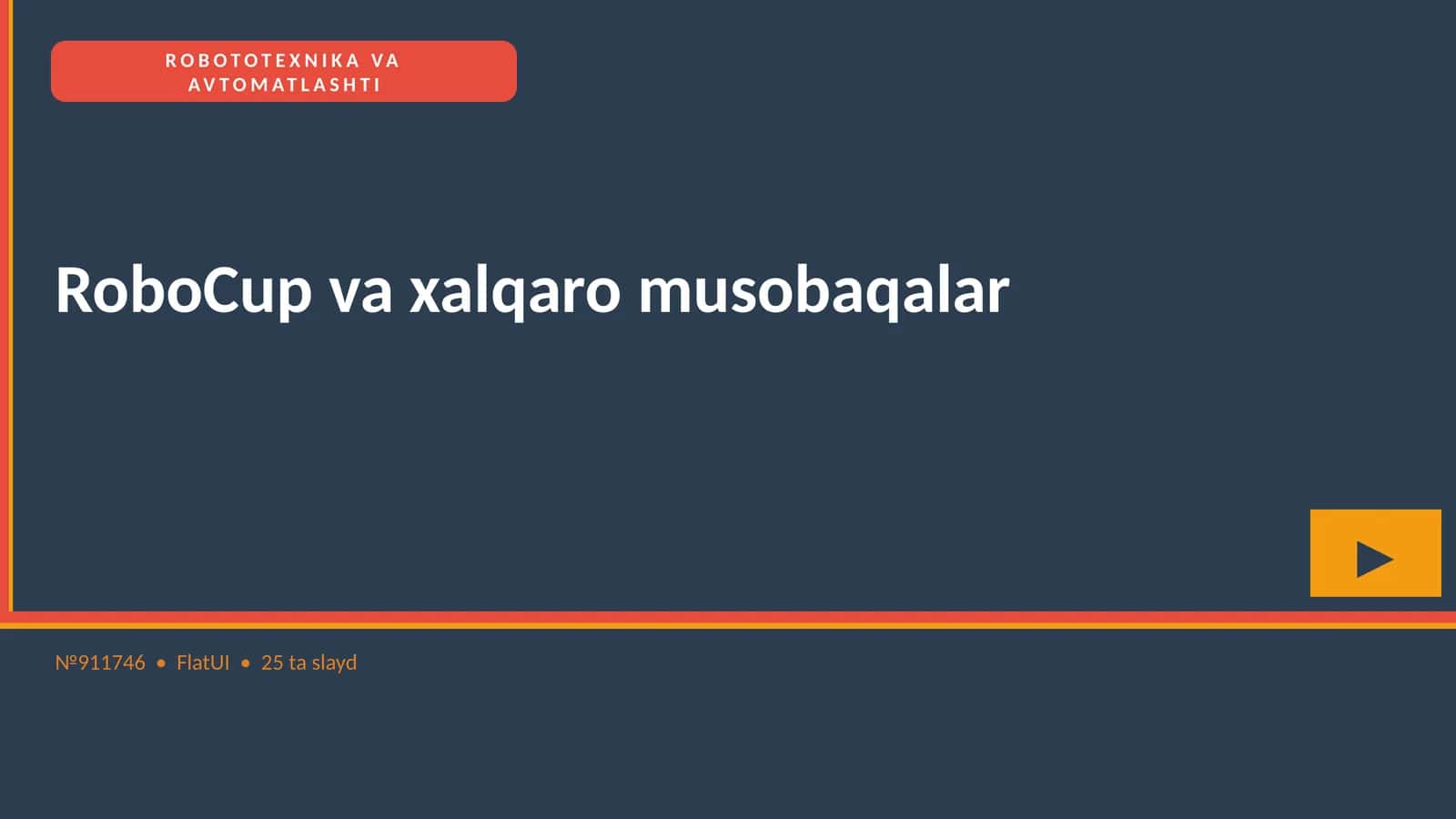 RoboCup va xalqaro musobaqalar 1