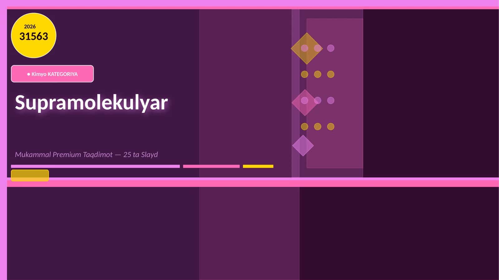 Supramolekulyar Mukammal Premium Taqdimot — 25 ta Slayd 1