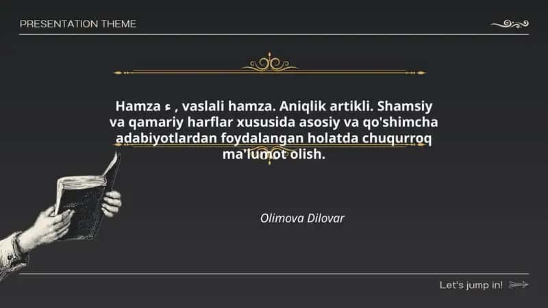 Shamsiy va qamariy harflar 1