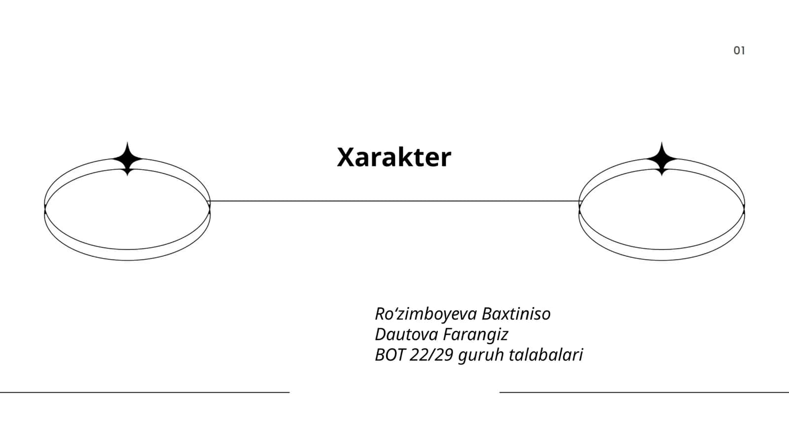 Xarakter 1