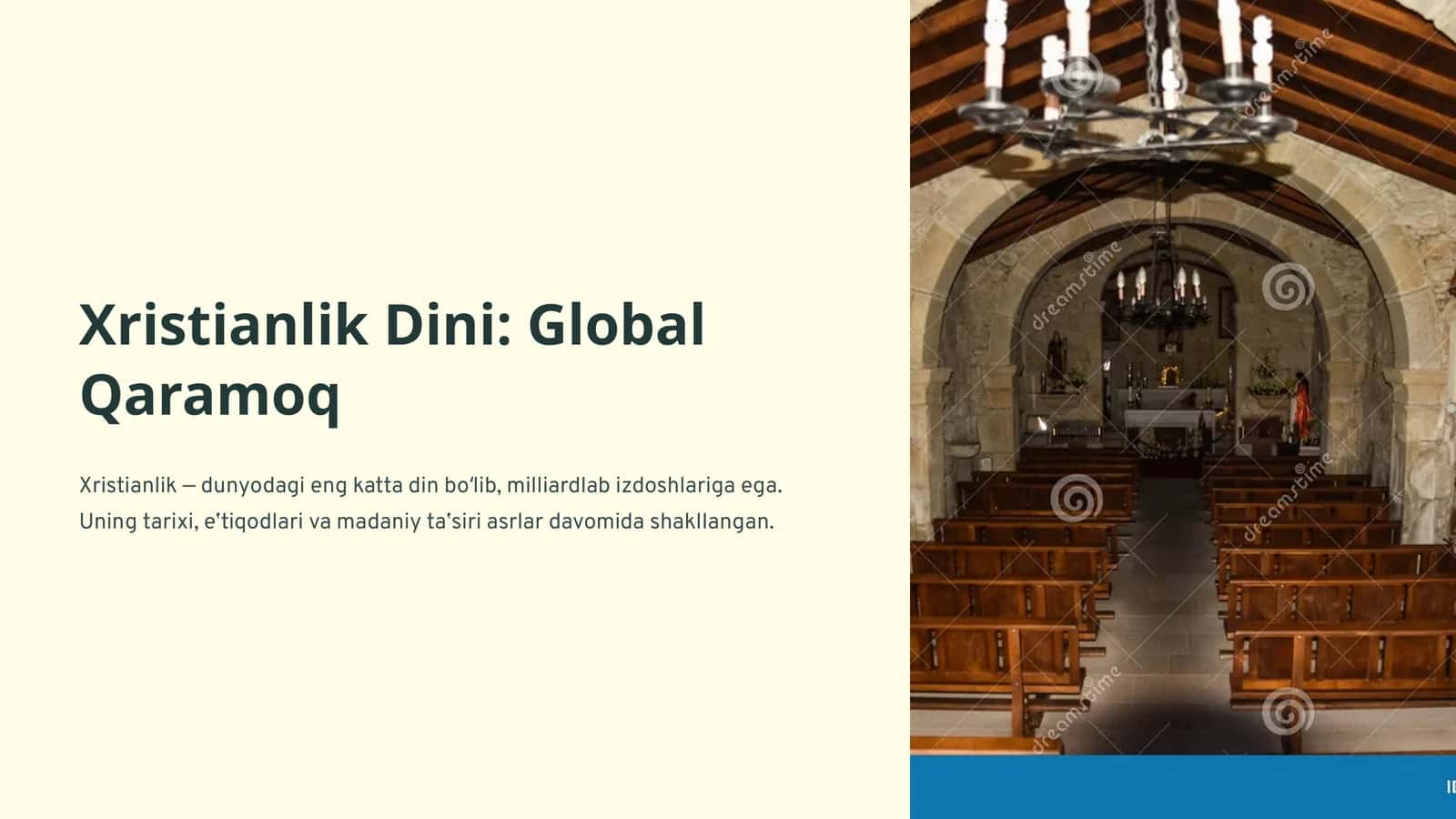 Xristianlik Dini: Global Qaramoq 1