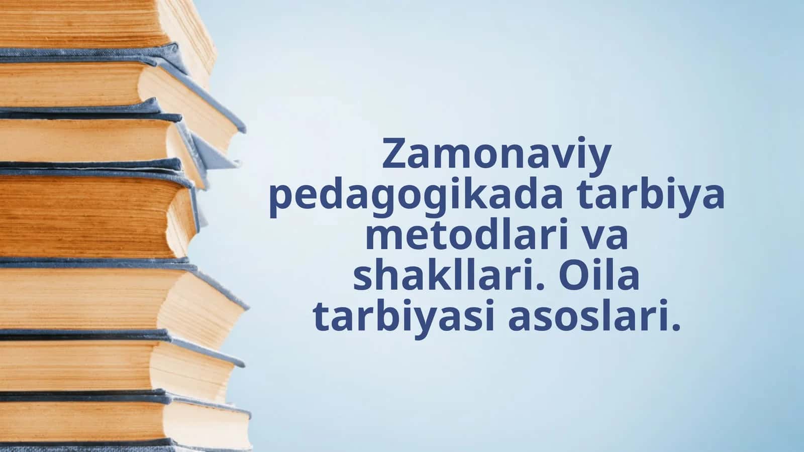 Tarbiya metodlari klassifikatsiyasi 1