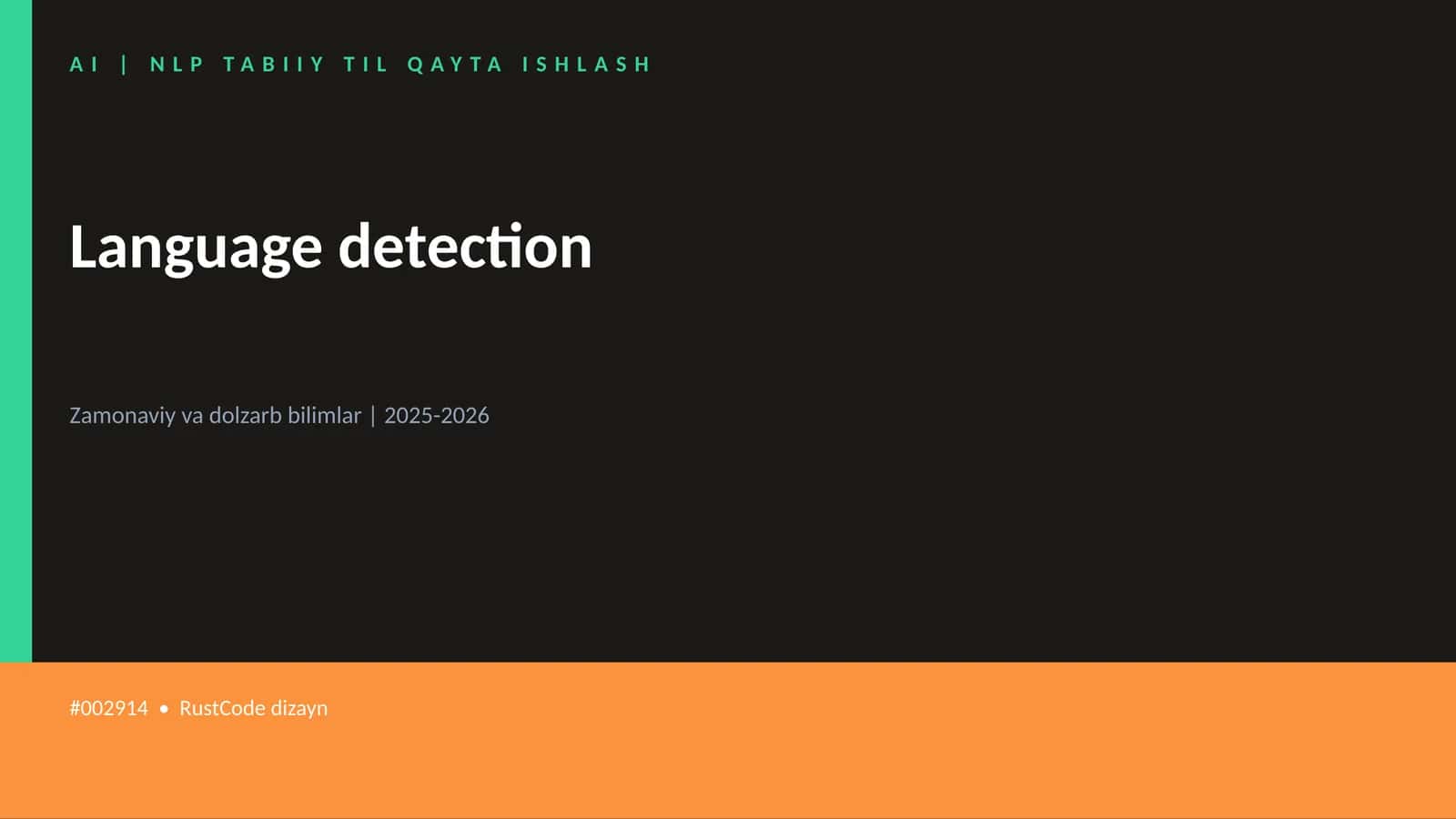 Language detection 1