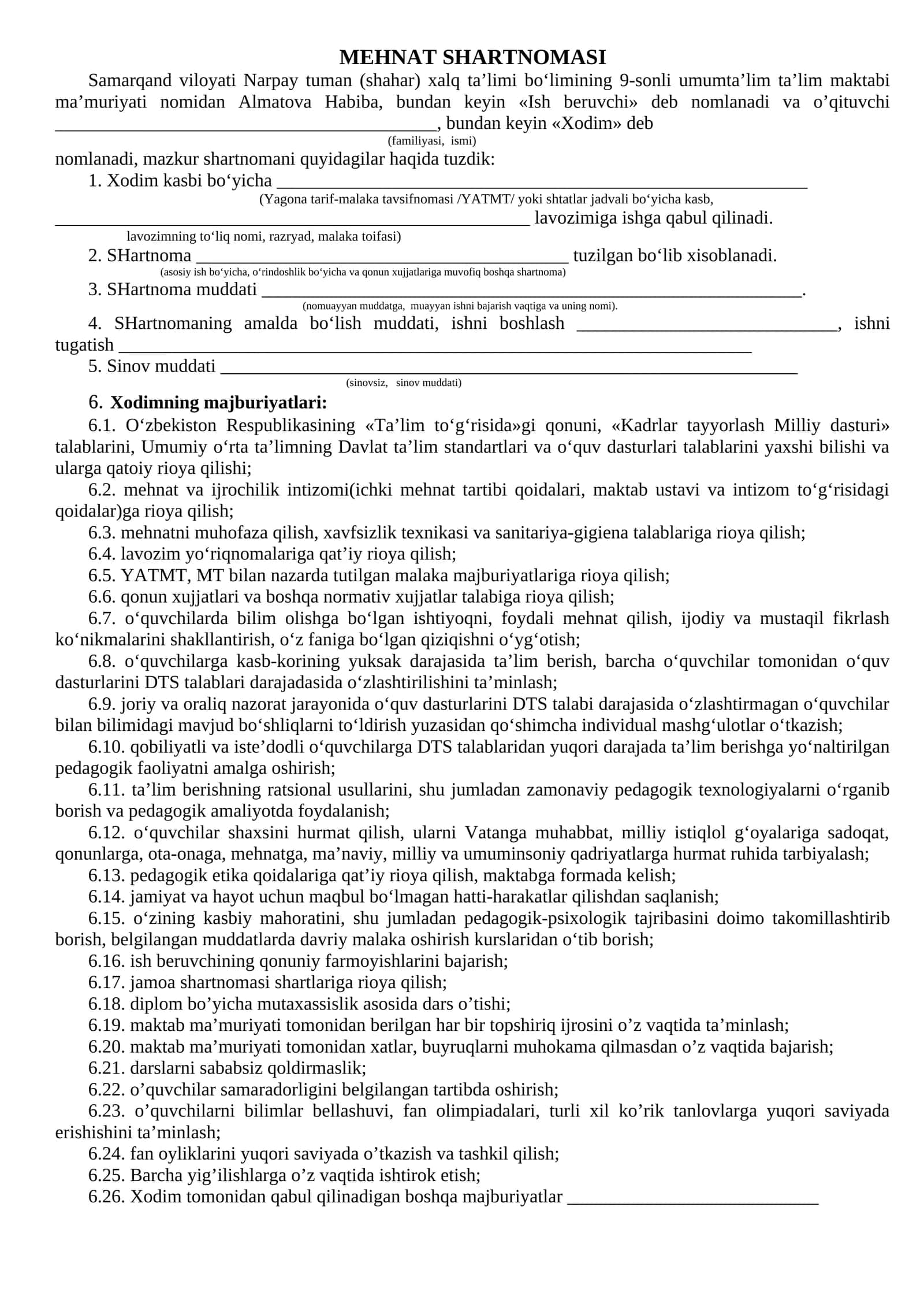 MEHNAT SHARTNOMASI 1