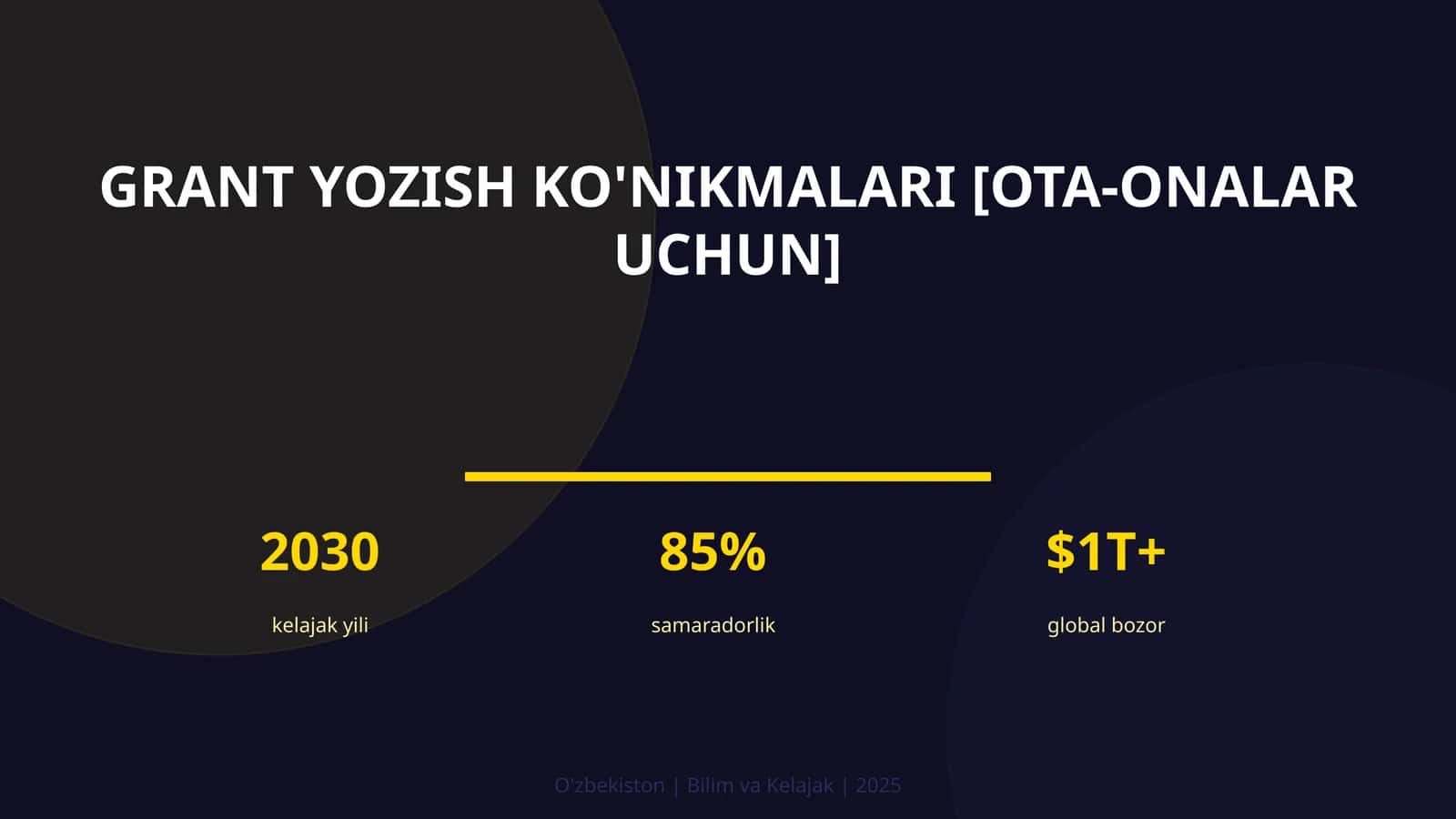Grant yozish ko'nikmalari [ota-onalar uchun] 1