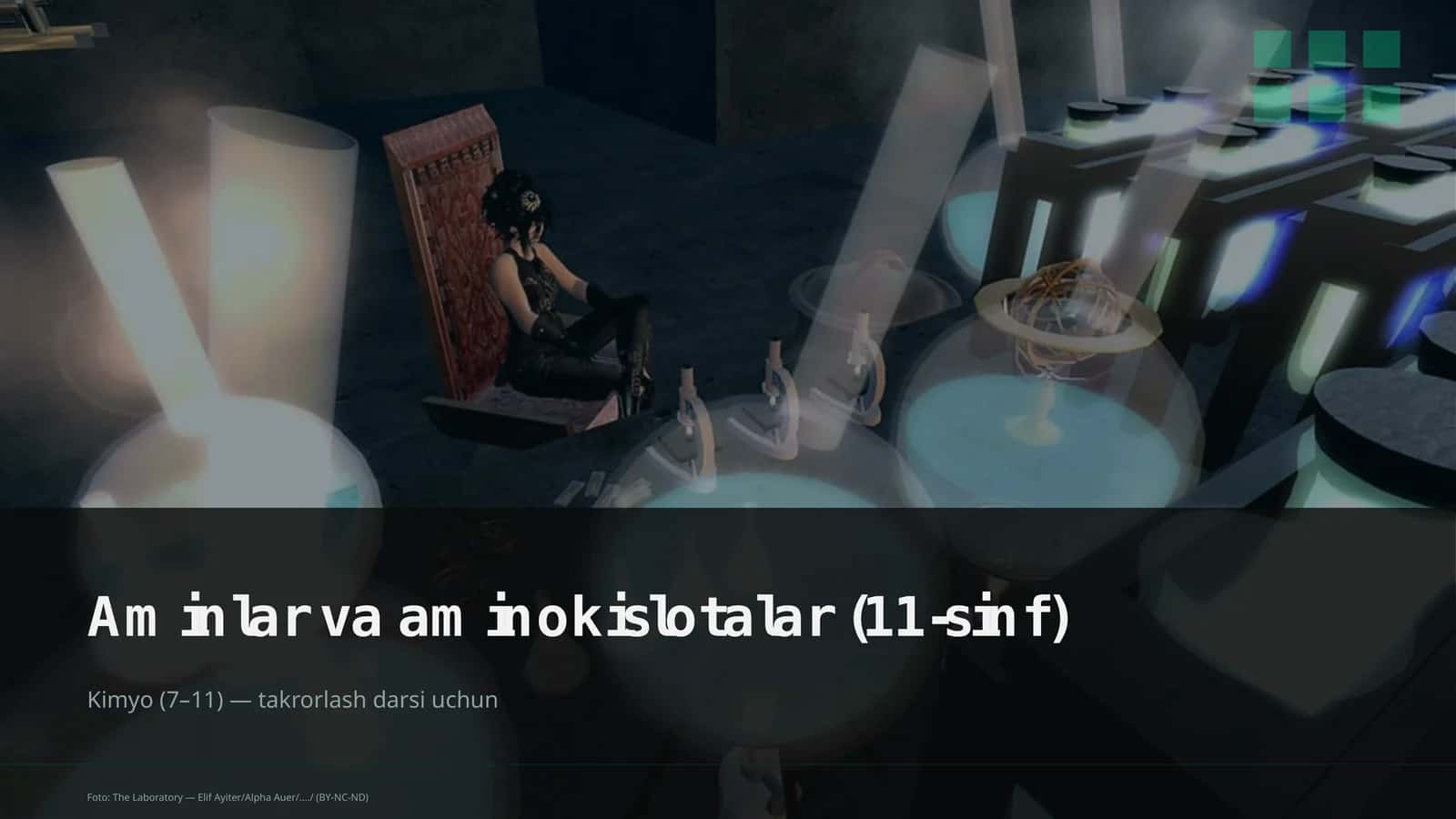 Aminlar va aminokislotalar (11-sinf) 1