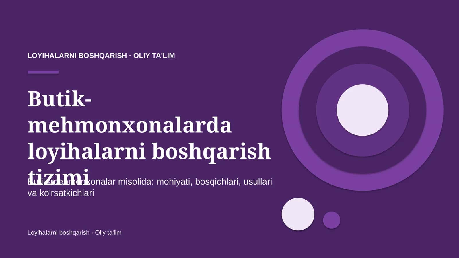 butik mehmonxonalarda loyihalarni boshqarish tizimi 2378 1