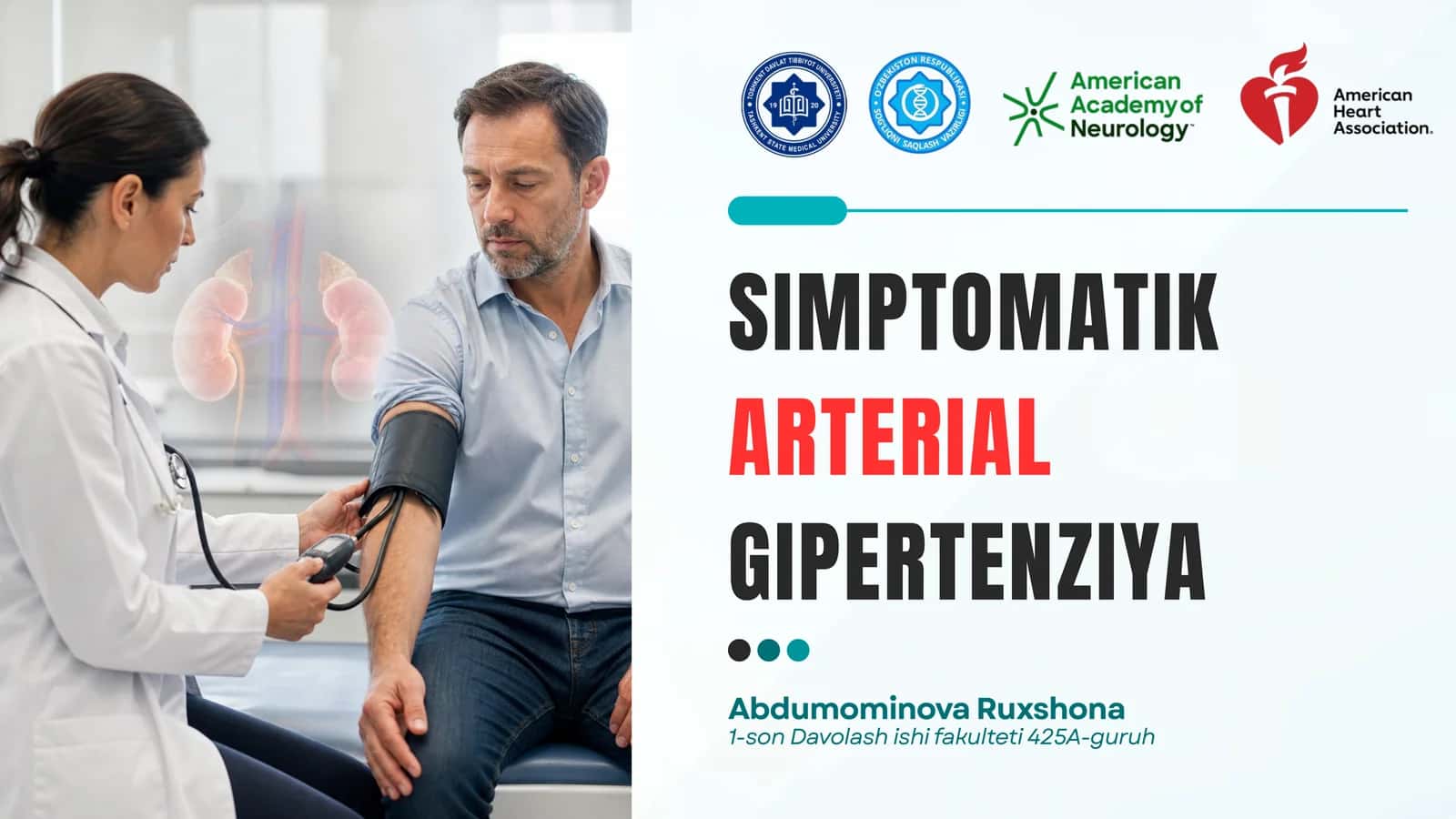 SIMPTOMATIK ARTERIAL GIPERTENZIYA 1