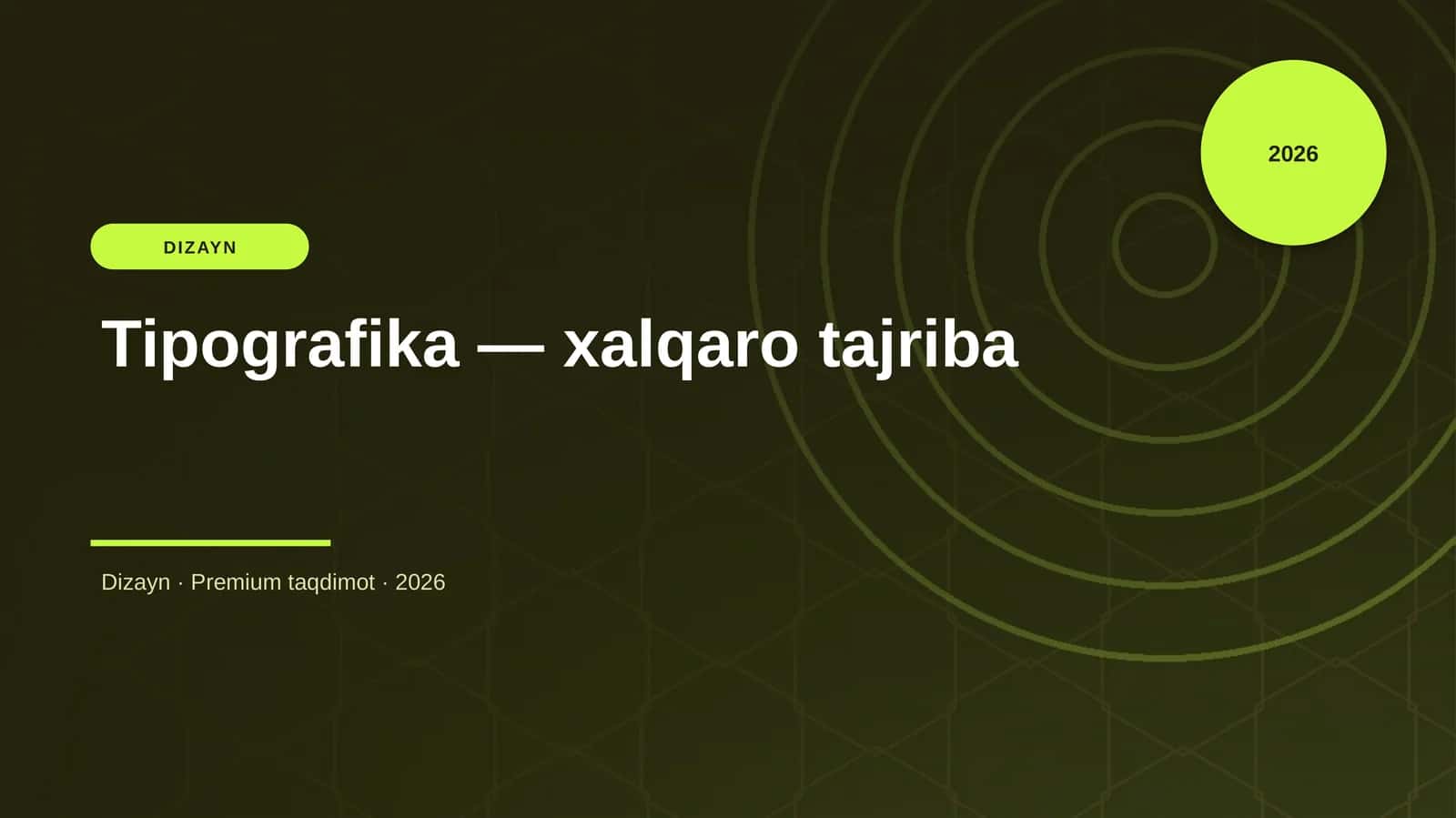 Tipografika — xalqaro tajriba 1