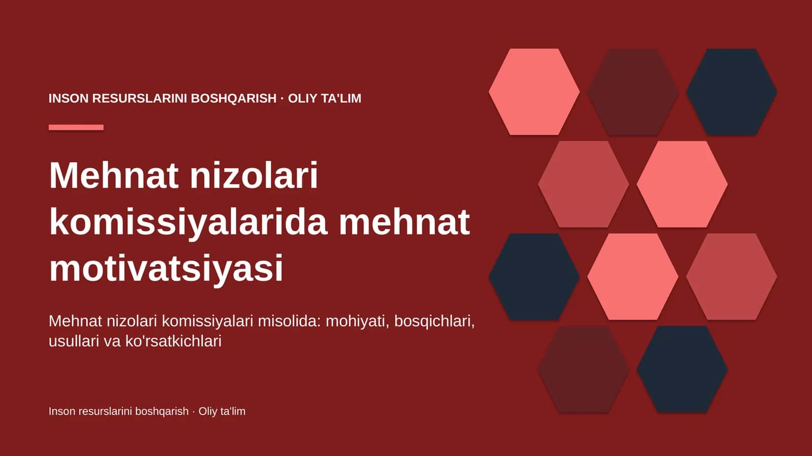 mehnat nizolari komissiyalarida mehnat motivatsiyasi 4711 1