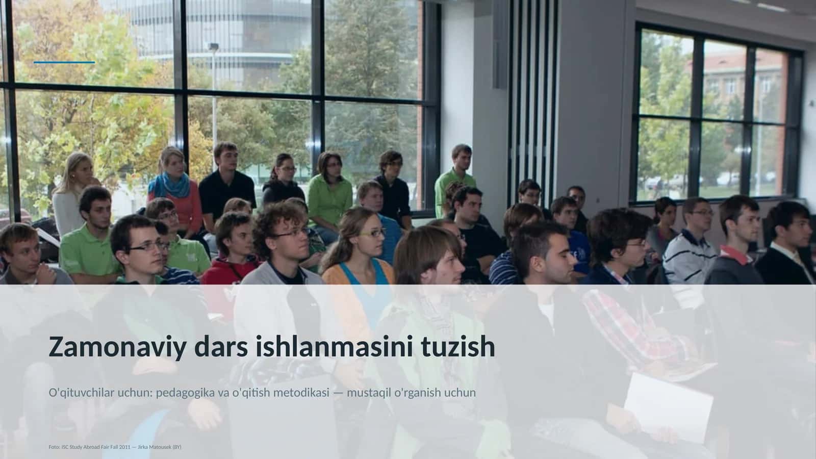 Zamonaviy dars ishlanmasini tuzish 1