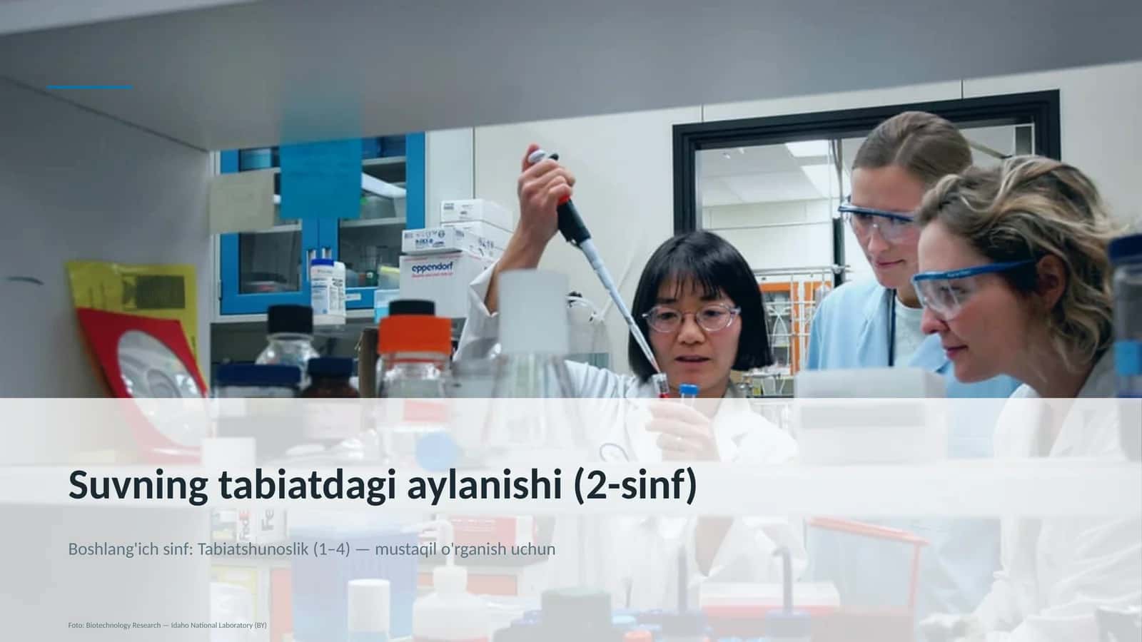 Suvning tabiatdagi aylanishi (2-sinf) 1