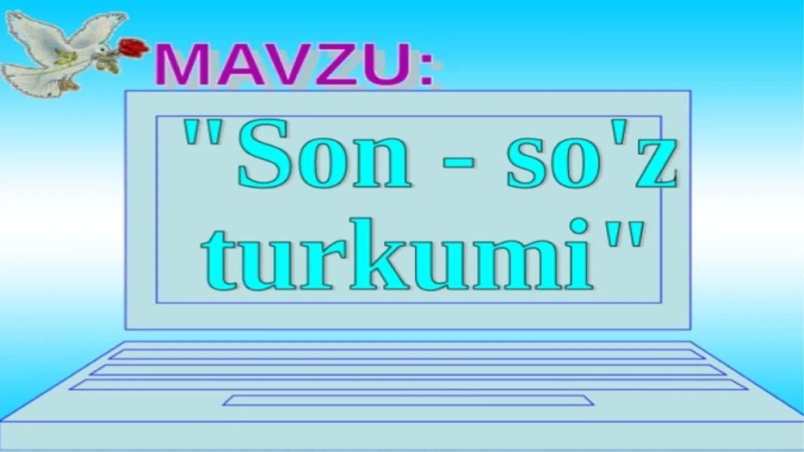 Son so`z turkumi 1
