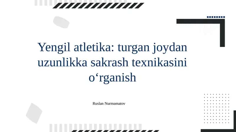 Yengil Atletika Tarixi 1