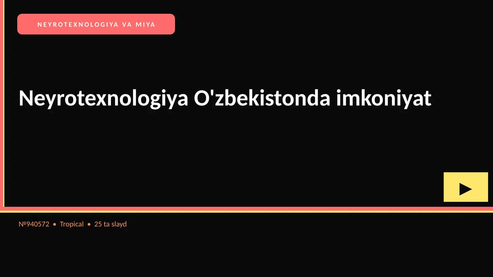 NEYROTEXNOLOGIYA VA MIYA 1
