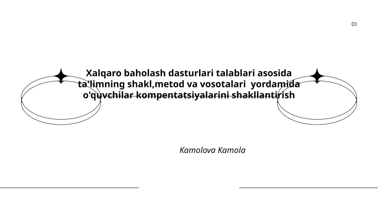 Xalqaro baholash dasturlari turlari 1