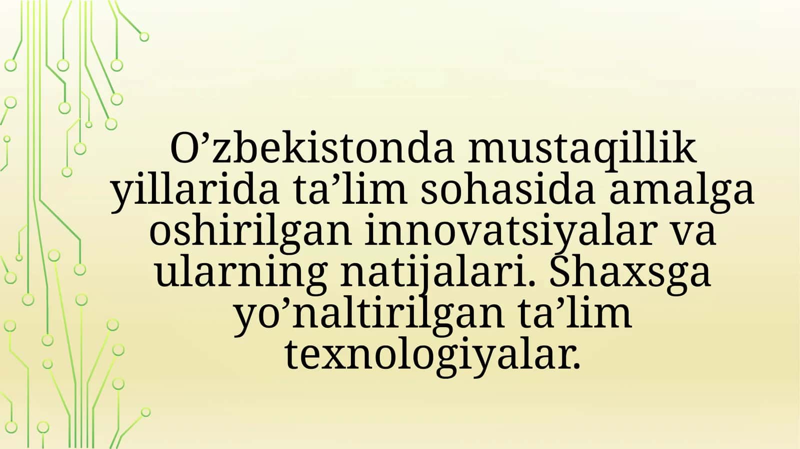 Ta'lim sohasidagi innovatsiyalar 1