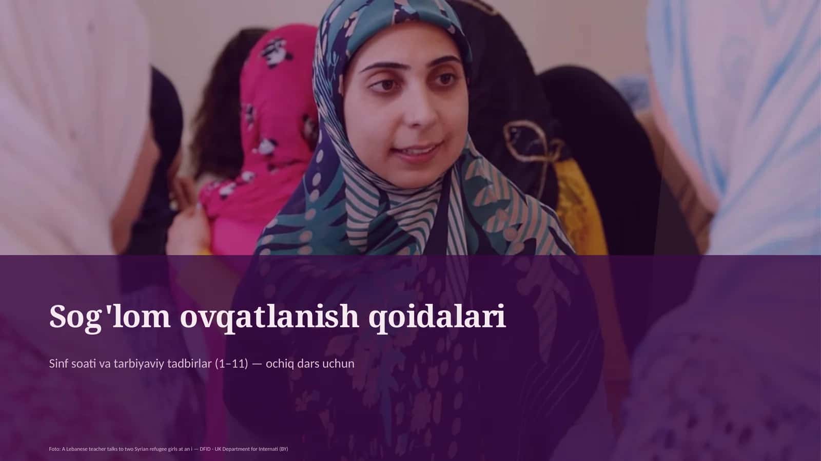 Sog'lom ovqatlanish qoidalari 1