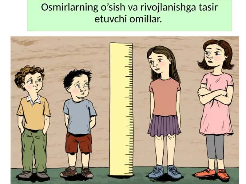Oʻsish va rivojlanish 1
