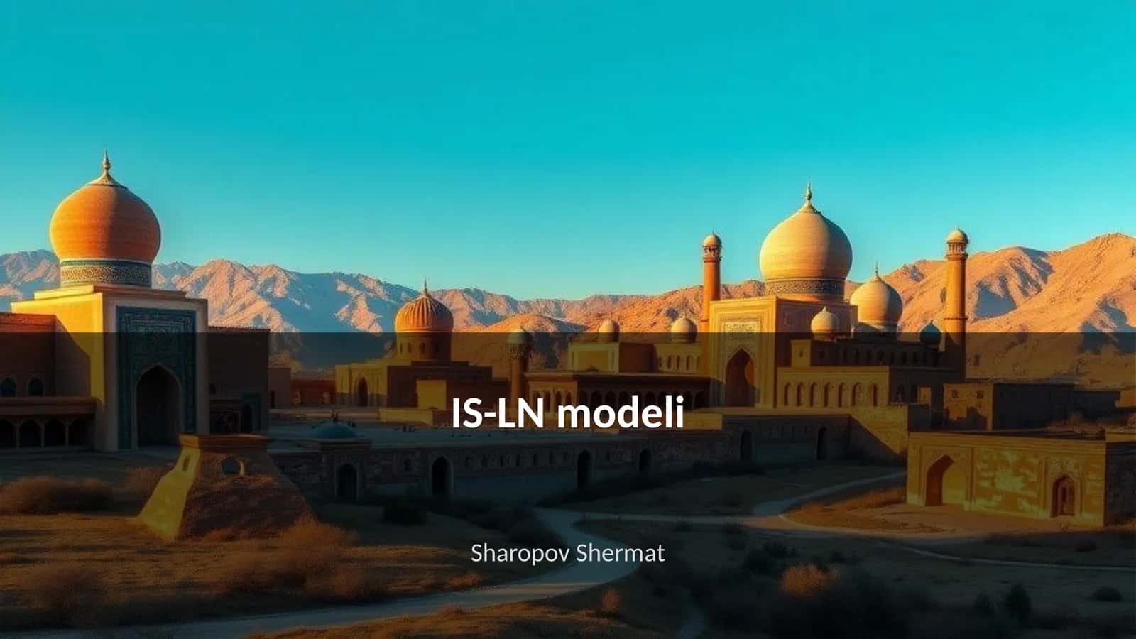 IS-LN modeli 1