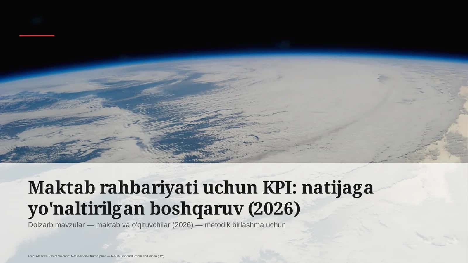 Maktab rahbariyati uchun KPI: natijaga yo'naltirilgan boshqaruv 1