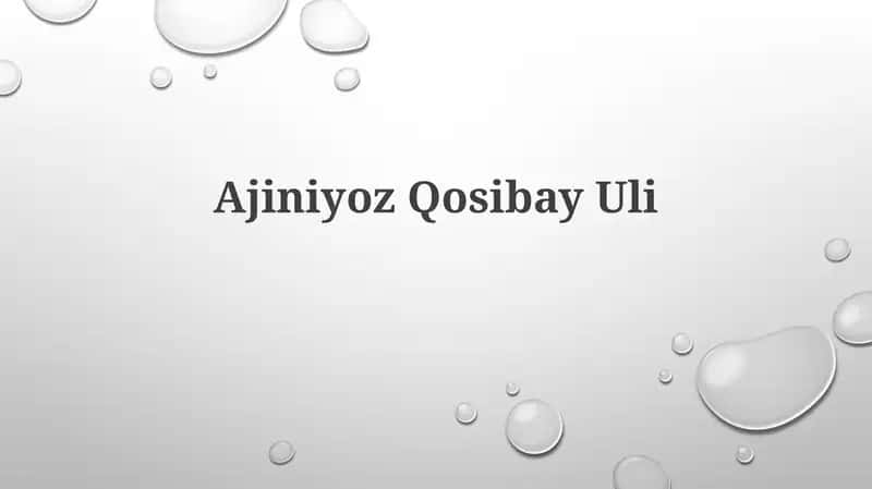 AjiniyozQosibayUli 1